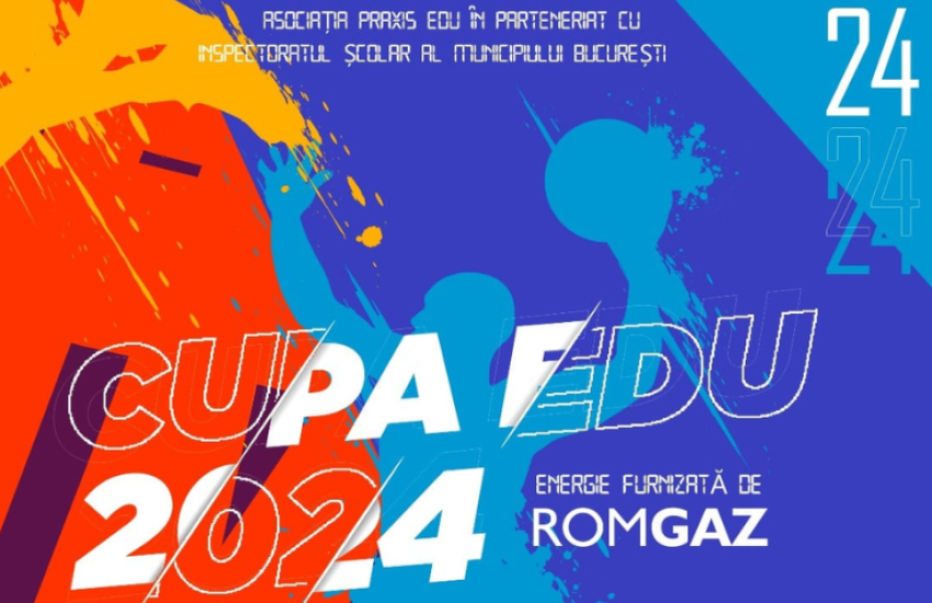 ROMGAZ financially supports “EDU Cup - Basketball competition between high schools” 2024