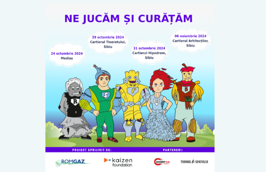 ROMGAZ Financially Supported "We Play and Clean" Project