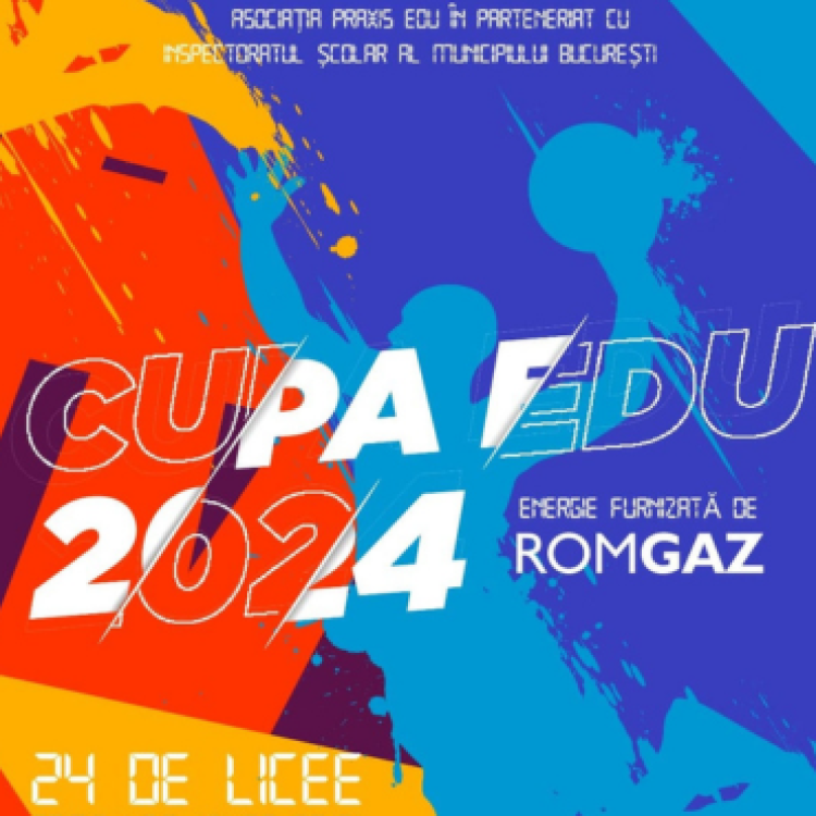ROMGAZ financially supports “EDU Cup - Basketball competition between high schools” 2024